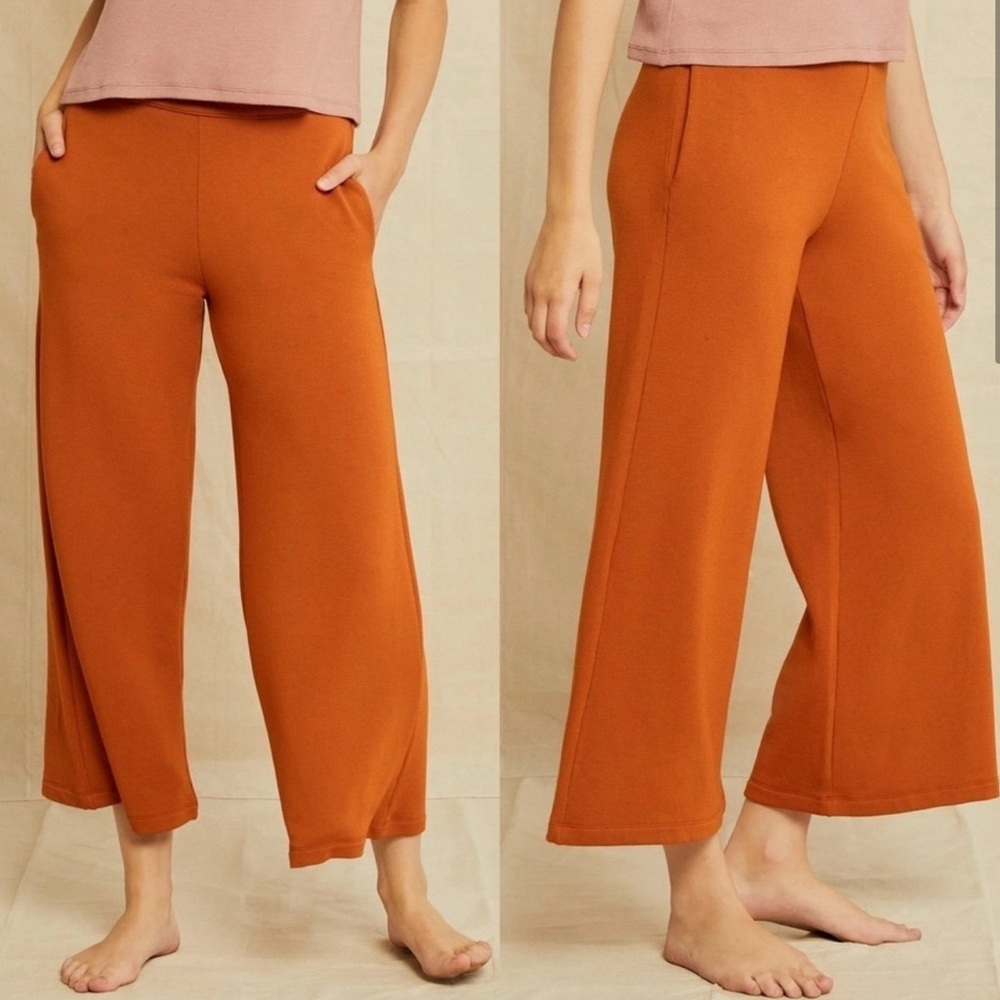 Amour Vert Modal Blend Lounge Wide Leg Pants